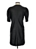 Lavender Brown 100% Polyester Solid Black Casual Dress Size S - photo 2