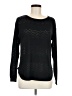 Hannah 100% Acrylic Black Long Sleeve Top Size M - photo 1