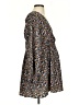 Reset Print Black Casual Dress Size S - photo 4