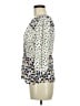 Boden 100% Viscose Print Ivory 3/4 Sleeve Blouse Size 6 - photo 5