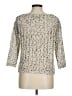 Alice + Olivia Tweed Silver 3/4 Sleeve Blouse Size M - photo 2