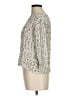 Alice + Olivia Tweed Silver 3/4 Sleeve Blouse Size M - photo 5