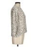 Alice + Olivia Tweed Silver 3/4 Sleeve Blouse Size M - photo 4