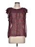 Meadow Rue 100% Polyester Burgundy Sleeveless Blouse Size 10 - photo 1