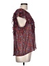Meadow Rue 100% Polyester Burgundy Sleeveless Blouse Size 10 - photo 4