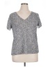 Eileen Fisher Gray Short Sleeve Top Size XL - photo 1