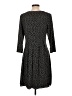 Max Studio Polka Dots Black Casual Dress Size L - photo 2