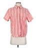 L.L.Bean Stripes Pink Short Sleeve Button-Down Shirt Size S (petite) - photo 1