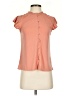 Nordstrom Rack Orange Short Sleeve Blouse Size XS - photo 1