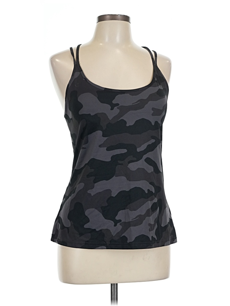 Pre-owned Active By Old Navy Sleeveless Top Black Halter Neckline Tops