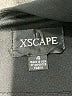 Xscape 100% Polyester Stripes Black Cocktail Dress Size 4 - photo 4