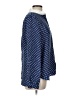 J.Crew Polka Dots Blue Long Sleeve Blouse Size L - photo 4