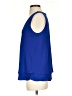 Frank Lyman Design 100% Polyester Blue Sleeveless Blouse Size 4 - photo 5