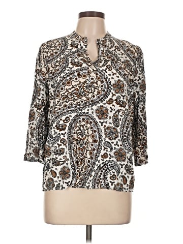 Ann Taylor LOFT Outlet 3/4 Sleeve Blouse (view 1)