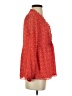 Matilda Jane 100% Polyester Red 3/4 Sleeve Blouse Size XS - photo 4