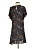CAbi 100% Polyester Print Black Casual Dress Size XS - photo 2