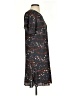CAbi 100% Polyester Print Black Casual Dress Size XS - photo 4