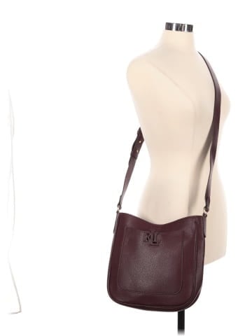 Lauren by Ralph Lauren Leather Crossbody Bag (view 2)