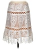 MICHAEL Michael Kors 100% Polyester White Casual Skirt Size 4 - photo 1