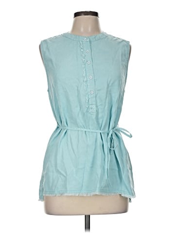 Dear John Sleeveless Button-Down Shirt (view 1)