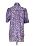 J.Crew Collection 100% Polyester Purple Short Sleeve Blouse Size XS - photo 2