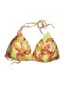 Unbranded Floral Yellow Swimsuit Top Size XL - photo 1