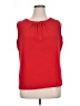 Tahari by ASL Red Sleeveless Blouse Size 1X - photo 1