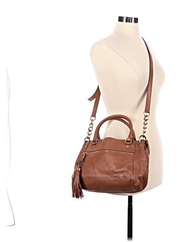 MICHAEL Michael Kors Leather Satchel (view 2)