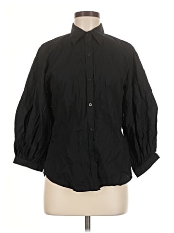 Lauren by Ralph Lauren 3/4 Sleeve Button-Down Shirt (view 1)