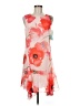 CeCe 100% Polyester Floral Pink Cocktail Dress Size 8 - photo 1