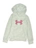 Under Armour 100% Polyester Green Zip Up Hoodie Size 6 - photo 1
