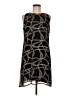 Sacred Threads 100% Rayon Graphic Black Cocktail Dress Size Med - Lg - photo 1