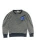 Crewcuts 100% Cotton Stripes Blue Pullover Sweater Size 8 - photo 1