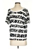 Sandro 100% Cotton Silver Short Sleeve Top Size Med (2) - photo 1