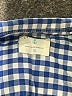 Crewcuts 100% Cotton Checkered-gingham Blue Long Sleeve Button-Down Shirt Size 12 - photo 3