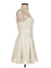 Unbranded Solid Ivory Cocktail Dress Size M - photo 4