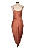 Bishop + Young 100% Polyester Solid Brown Cocktail Dress Size L - photo 2