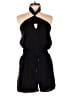Paige Solid Black Romper Size S - photo 1