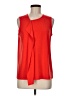 Anne Klein Red Sleeveless Blouse Size M - photo 1