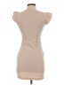 Unbranded Solid Tan Casual Dress Size XXS (estimated) - photo 2