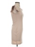 Unbranded Solid Tan Casual Dress Size XXS (estimated) - photo 4