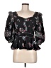 Hunter Bell Black 3/4 Sleeve Blouse Size 6 - photo 1