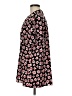 CAbi 100% Polyester Floral Black Short Sleeve Blouse Size M - photo 5