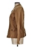 Lafayette 148 New York Solid Brown Jacket Size 10 - photo 5