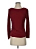 Lida Baday Burgundy Long Sleeve Top Size S - photo 1