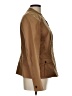 Lafayette 148 New York Solid Brown Jacket Size 10 - photo 4