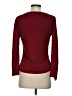Lida Baday Burgundy Long Sleeve Top Size S - photo 2