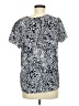 Hilary Radley 100% Polyester Blue Short Sleeve Blouse Size M - photo 2