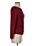 Lida Baday Burgundy Long Sleeve Top Size S - photo 4