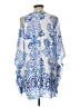 Show Me Your Mumu 100% Polyester Blue Poncho Size L - photo 2